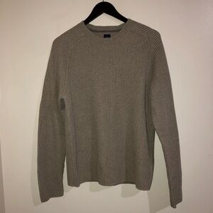 GAP Men's Beige / Tan Knitted Sweater Size L